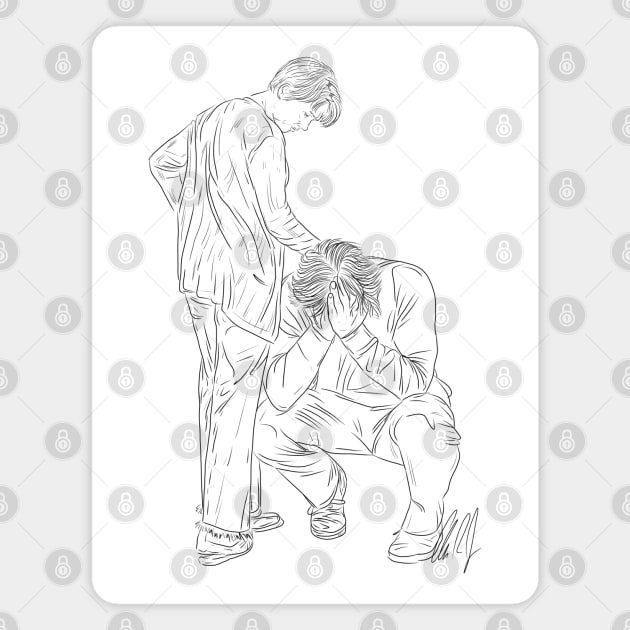 A Marriage Story: I'm Sorry Too [Outline] Magnet by 51Deesigns